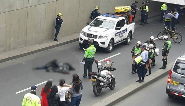 Cercado de Lima: Sujeto encontró trágica muerte tras caer al by-pass de 28 de Julio