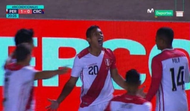 Perú vs Costa Rica: Gol de Edison Flores