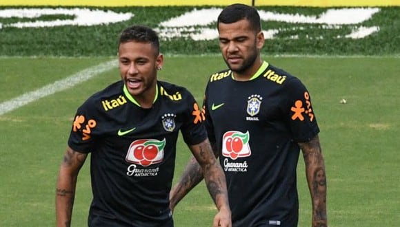 Neymar y Dani Alves estarán con Brasil para la fecha triple de Eliminatorias Qatar 2022. (Foto: AFP)