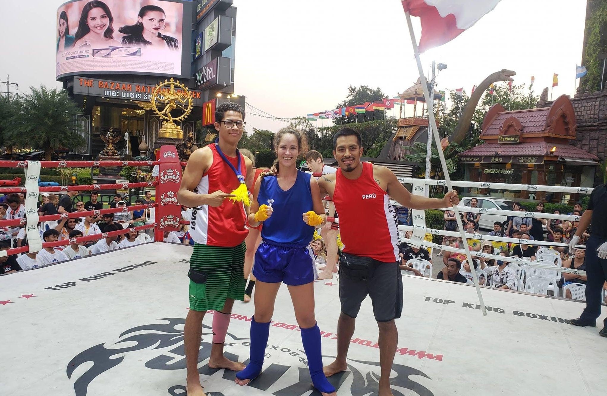 Fiorella Conroy conquistó la medalla de oro en el Mundial de Muay Thai de la WMF. (Difusión)