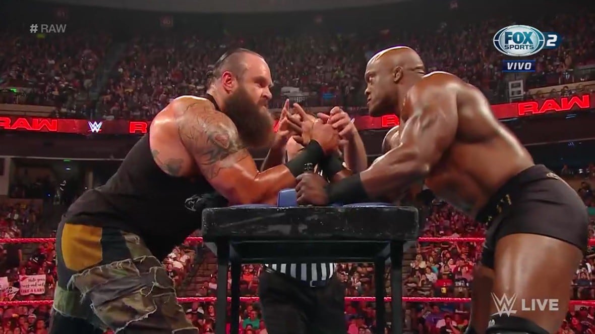 Strowman y Lashley midieron fuerzas. (WWE)