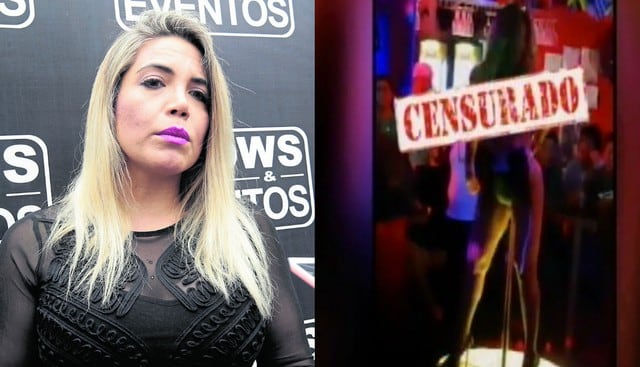Anelhí Arias realiza shows explícitos en night clubs donde deja que hombres la toquen