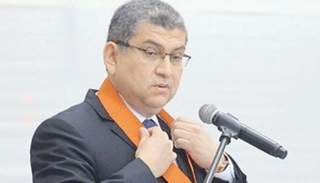 Walter Ríos renunció a su cargo como presidente de la Corte Superior de Justicia.