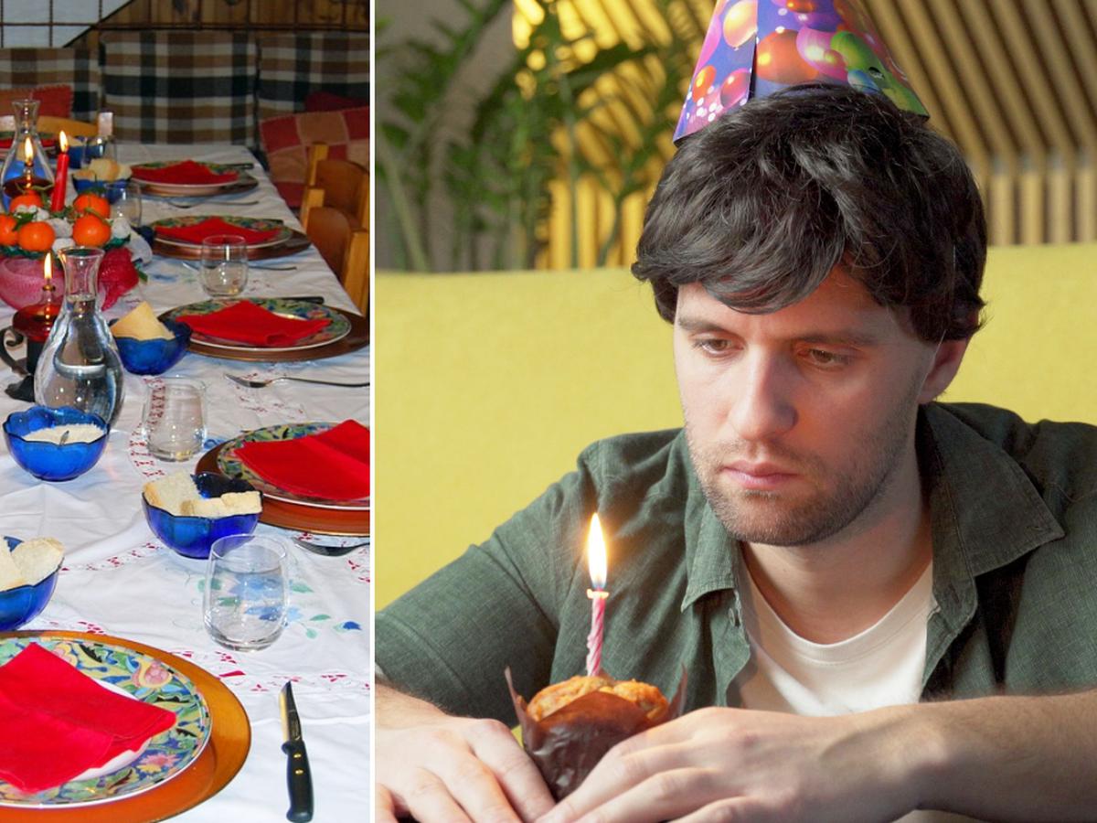 Nadie asiste a su fiesta de cumpleaños y termina celebrándolo con los  camareros