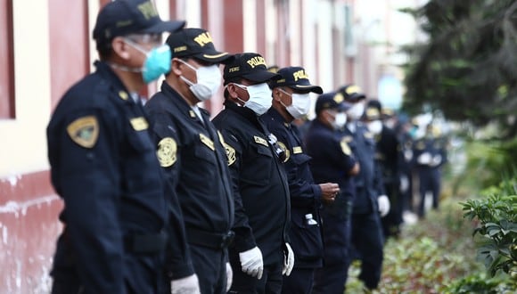 El comandante general de la PNP informó que cinco policías han fallecido y más de 300 dieron positivo a coronavirus. (Foto: Jesús Saucedo/GEC)