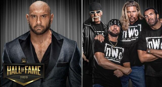 Batista y la nWo, los nuevos miembros del Salón de la Fama de WWE. (WWE)