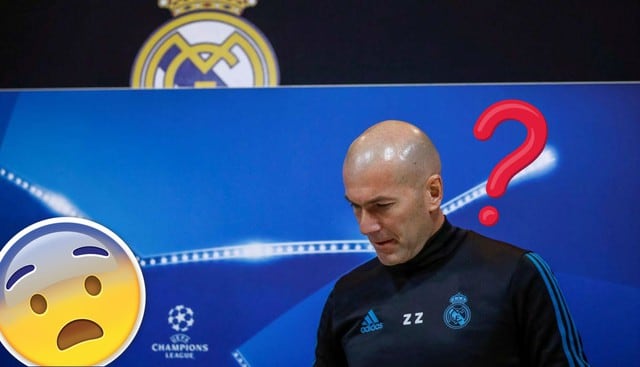 Zidane cuestionó increíblemente sus planteamientos tácticos.