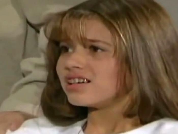 Yuliana Peniche cuando era una adolescente y actuó en María la del Barrio.