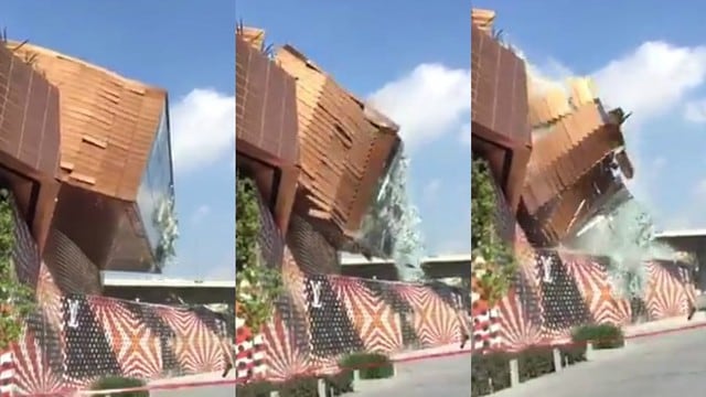 México: captan el preciso momento del derrumbe del centro comercial Artz Pedregal ¡IMPACTANTE! | VIDEO
