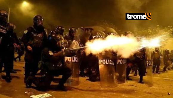 Policía recibió un lote de 12 mil granadas lacrimógenas para combatir a los manifestantes.