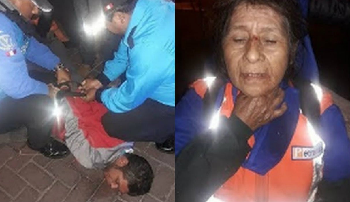 Extranjero masacra e intenta ahorcar a trabajadora de limpieza de 70 años en Miraflores