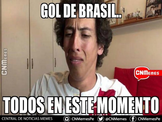 Memes del partido donde Perú cayó derrotado 2-0 ante Brasil por Eliminatorias Rusia 2018. (Fotos: Redes Sociales)