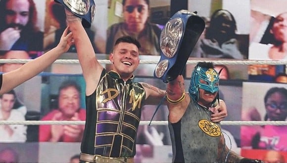 Rey Mysterio y su hijo Dominick hacen historia en WWE WrestleMania Backlash. (WWE)