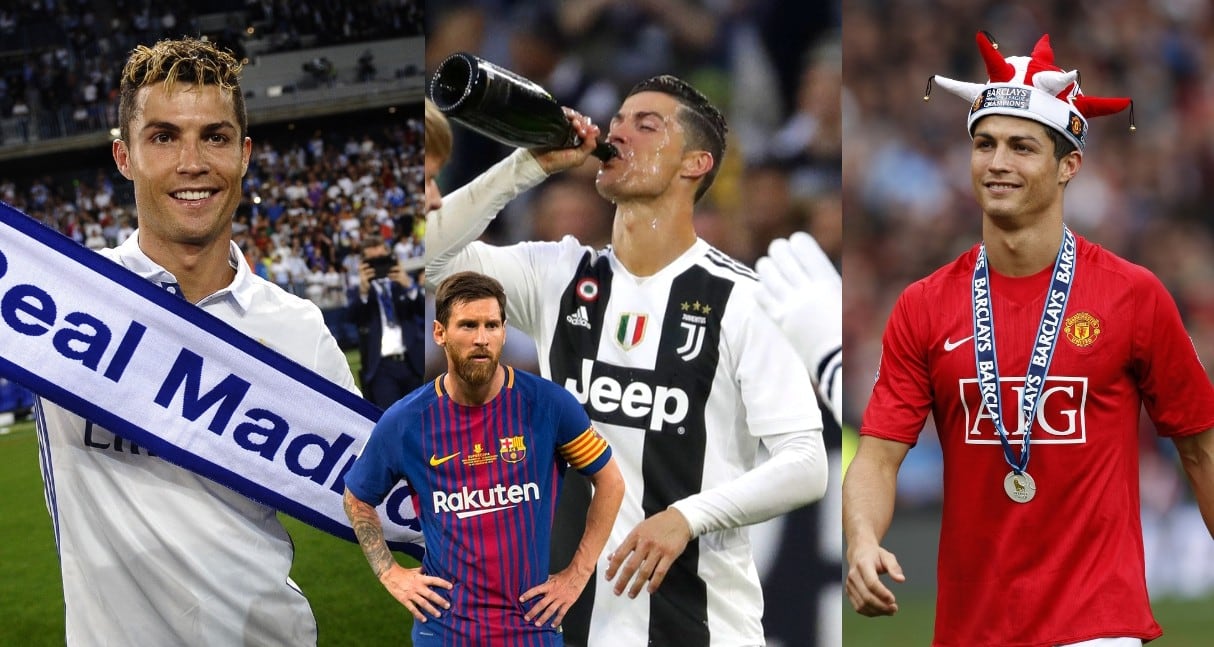 Cristiano Ronaldo campeonó en las tres ligas más importantes de Europa.