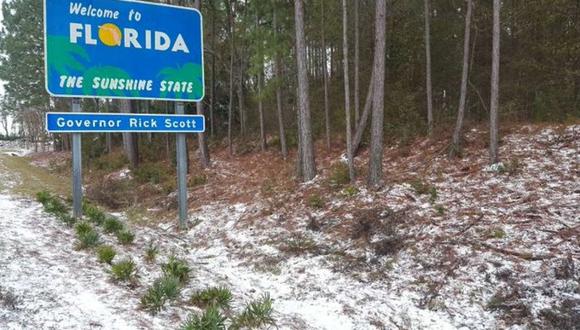 Florida está pasando por una fuerte ola de frío, al igual que diversas regiones de Estados Unidos. (Foto: Twitter)
