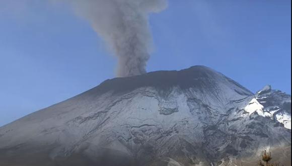 El volcán Popocatépetl es uno de los más peligrosos del mundo  (Foto: Webcams de México)