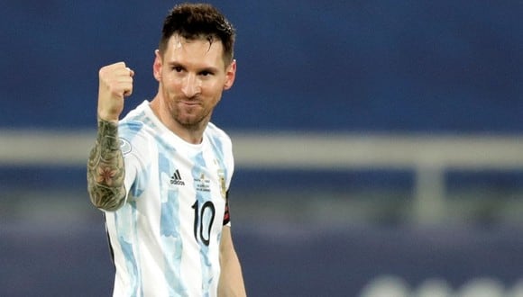 Lionel Messi comparte su felicidad en la selección de Argentina. (Foto: EFE)