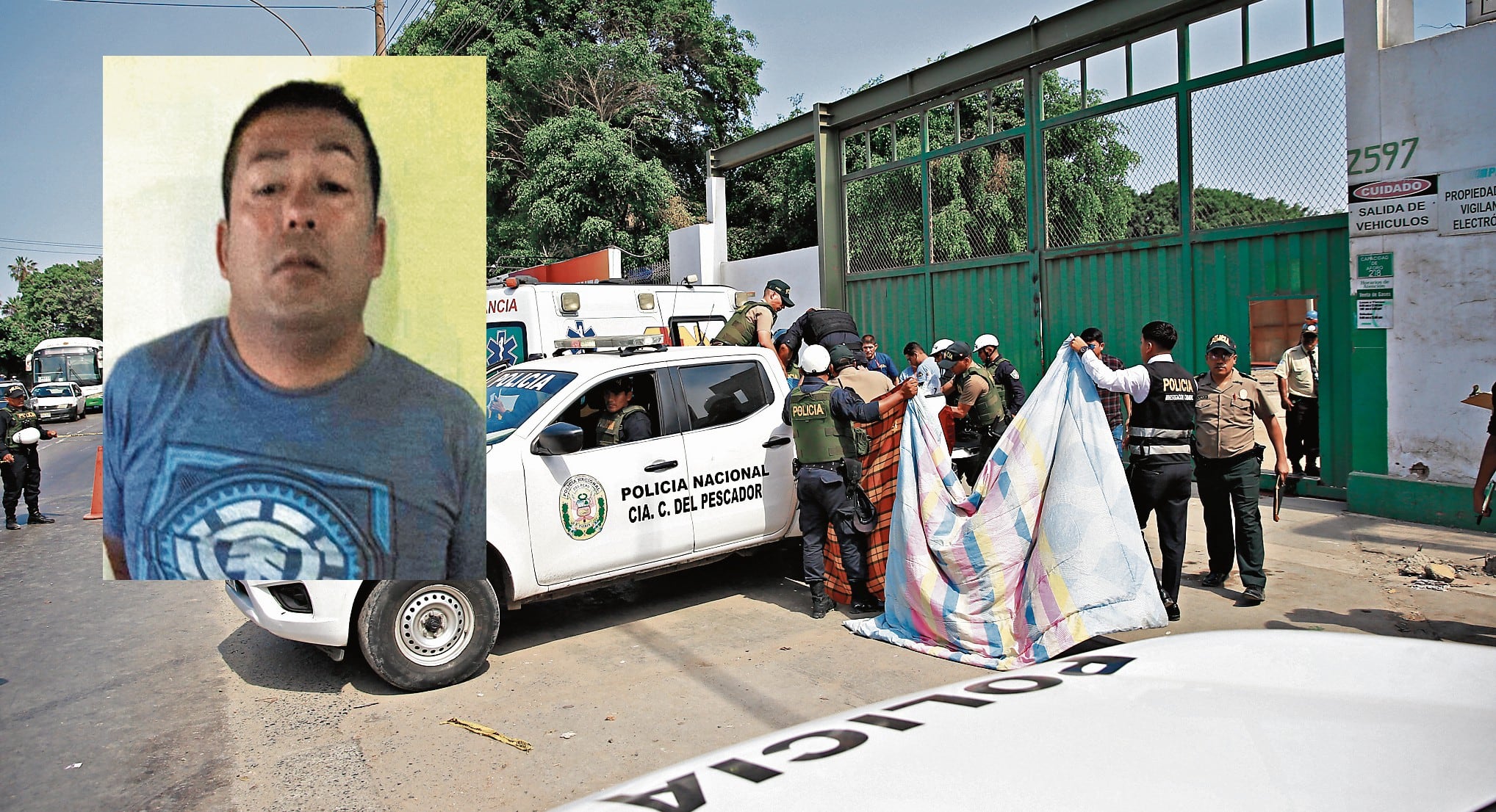 Sicarios asesinan a dirigente de Construcción Civil en el Callao. (Fotos: Trome)