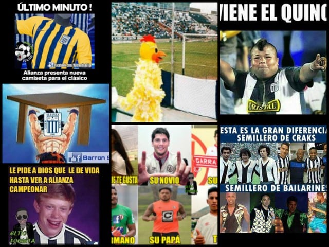 Alianza Lima vs. Universitario: Memes del clásico del fútbol peruano