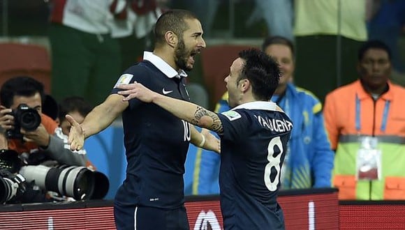 Karim Benzema y Mathieu Valbuena estuvieron enfrentados durante varios años. (Foto: AFP)