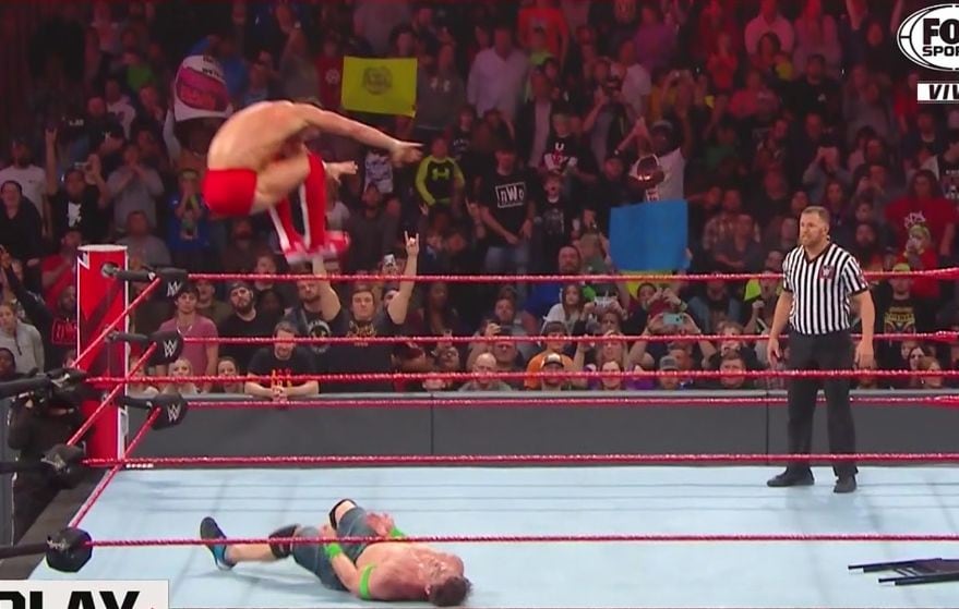 Finn Bálor se medirá a Brock Lesnar por el título Universal. (Captura Fox Sports 2)