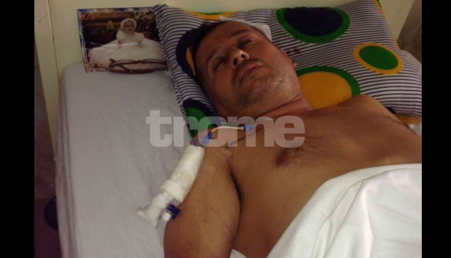 Un venezolano llegó a Lima para trabajar, pero terminó en una cama tras una caída.