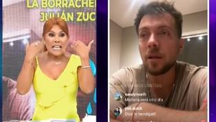 Magaly da con palo a Julián Zucchi por hacer live ebrio: “Qué patético, díganle que borracho no se hace eso” | VIDEO