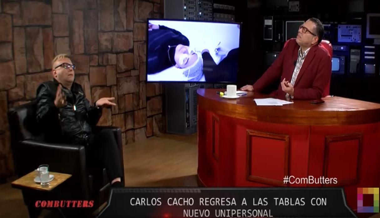 Phillip Butters entrevistó a Carlos Cacho en su programa. (Capturas: Willax TV)