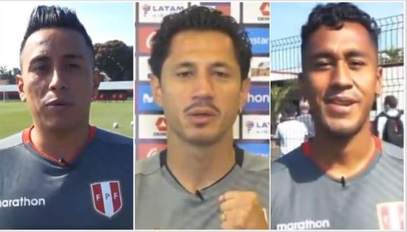 El saludo de los jugadores de la selección peruana por el Día del Padre. (Captura: FPF)