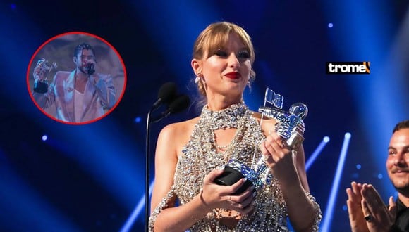Conoce a los ganadores de los MTV VMA's 2022, con Taylor Swift y Bad Bunny como los principales ganadores.