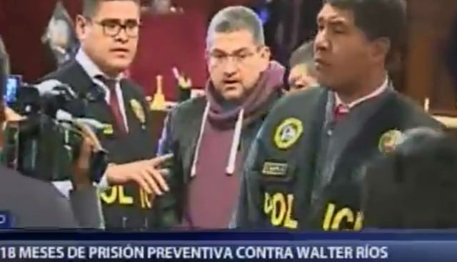 Walter Ríos irá a prisión (Captura: Canal N)