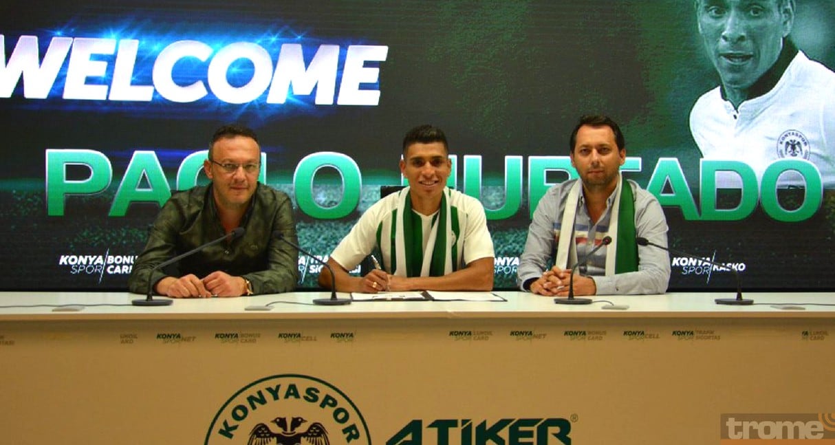Paolo Hurtado se convirtió en el nuevo jugador del Konyaspor de Turquía