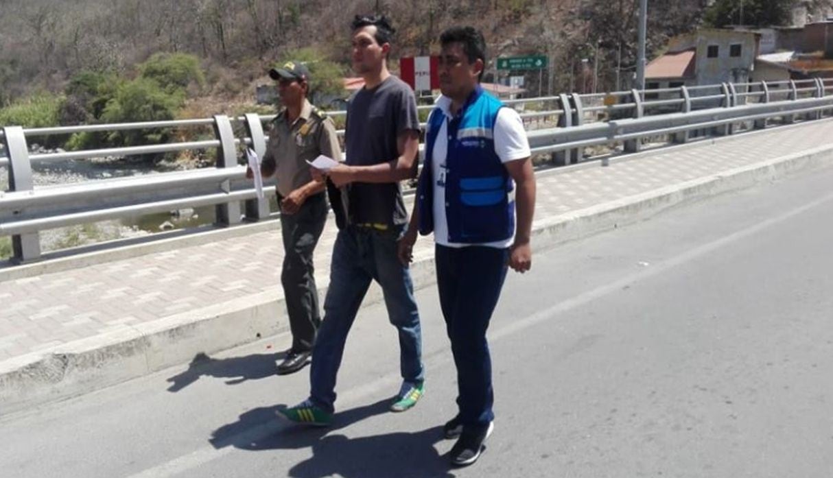 Venezolano fue expulsado de Perú por cortar su PTP. (Fotos: Superintendencia Nacional de Migraciones del Perú)