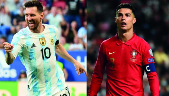 Lionel Messi y Cristiano Ronaldo tendrán uno de sus últimos enfrentamientos en Arabia este jueves (Foto: Getty Images)