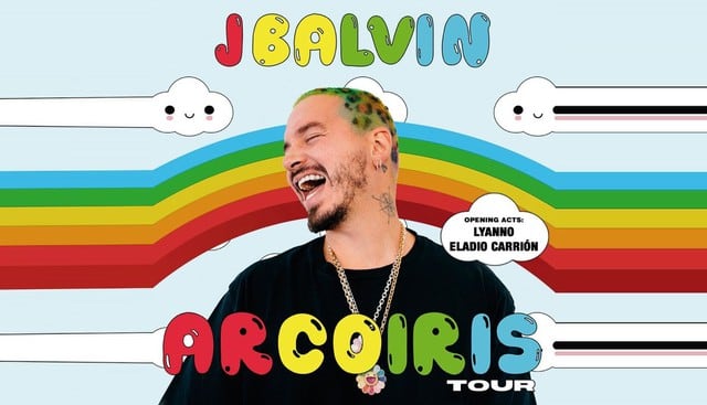 J Balvin anuncia el inicio de su Tour Arcoiris por Estados Unidos. (Foto: @jbalvin)