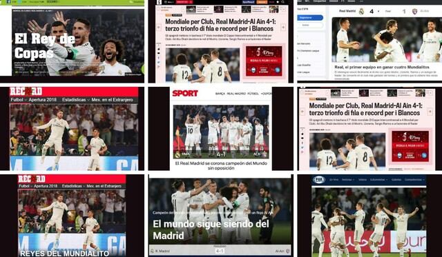 Real Madrid campeón del Mundial de Clubes: Así reaccionó la prensa mundial tras el título merengue | FOTOS