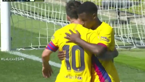 Gran gol de Ansu Fati en Barcelona vs Alavés por LaLiga Santander