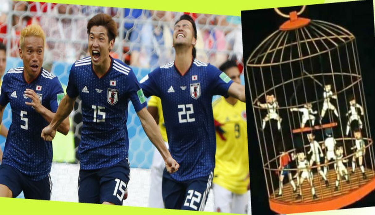 Japon logró imponerse ante el cuadro de Colombia 2-1 en su debut en el Mundial Rusia 2018.