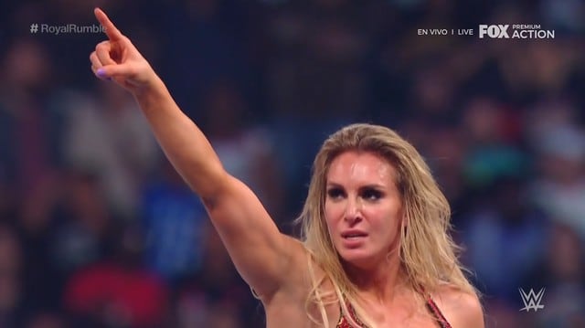 Charlotte Flair fue la última mujer en el ring y se quedó con la victoria en el Royal Rumble. (WWE)
