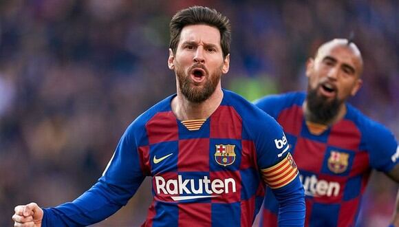 Barcelona recordó los 20 años de Lionel Messi en el club. (Foto: EFE)