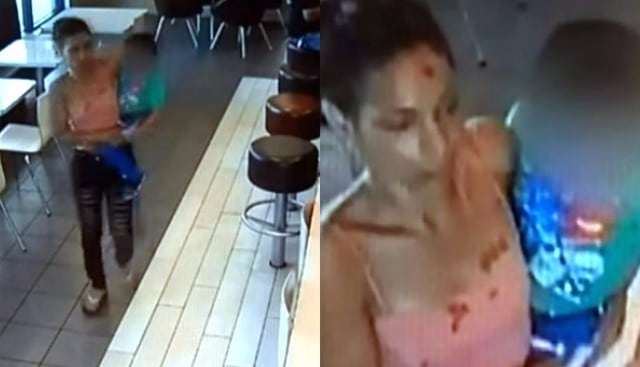 Mujer intentó llevarse a menor en McDonald's pero niña la vio y evitó el secuestro