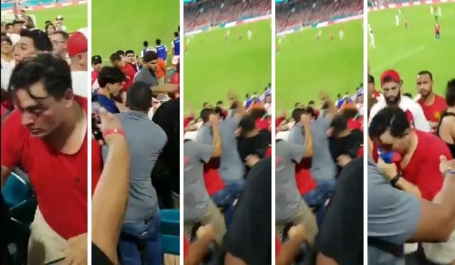 Perú vs Chile: Escandalosa y brutal pelea en las tribunas con lamentable saldo de chilenos heridos