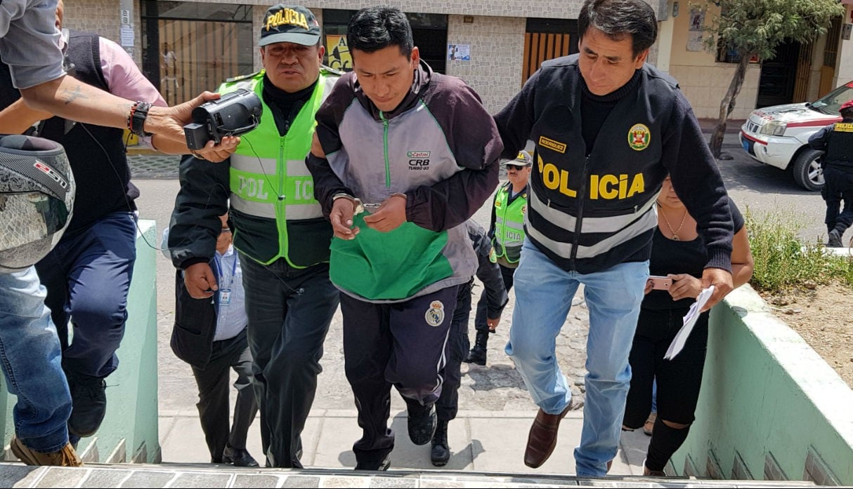 Soldador Raúl Osorio Bustios (36) es acusado de abusar de una niña de 12, hija de su enamorada, quien lo ayudó a escapar. (Fotos: Trome)