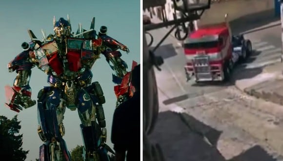 Los múltiples intentos en donde Optimus Prime intenta subir una pronunciada pendiente se hizo viral el 2021. (Foto: Paramount Pictures / captura YouTube)