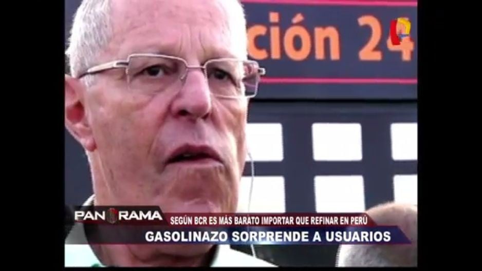 Los combustibles están por las nubes a pesar de la caida del precio internacional, argumenta Panorama. (Panamericana TV)