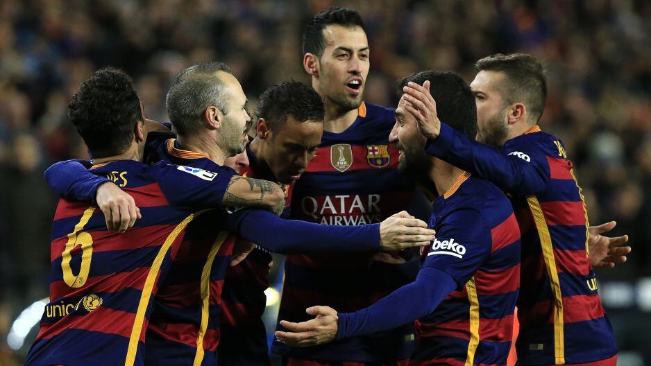 Lionel Messi hizo un doblete para Barcelona. (AFP)