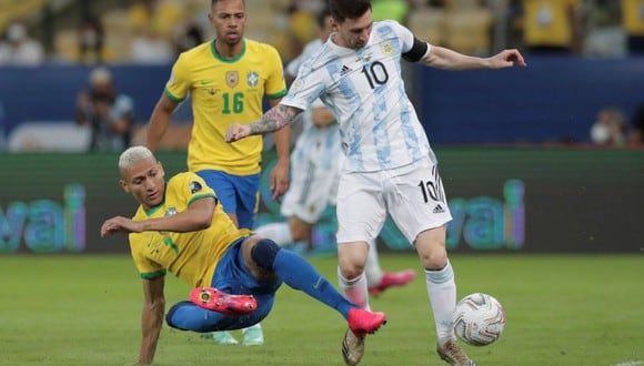 Argentina vs. Brasil se verán las caras nuevamente por las Eliminatorias Sudamericanas en el marco de la jornada 14. (Foto: EFE)