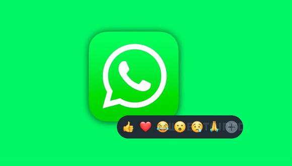 WhatsApp ha habilitado la función de añadir más emojis a las reacciones de mensajes. (Foto: WhatsApp)