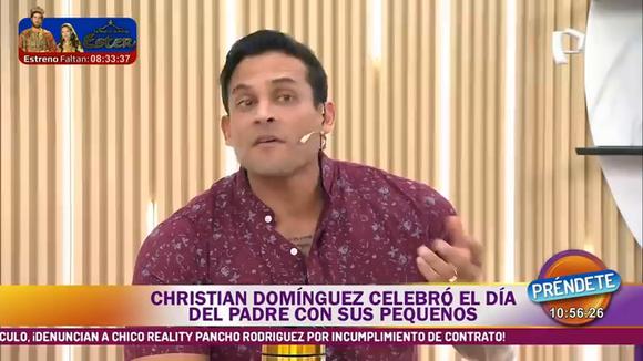 TROME - Christian fue a celebración del ‘Día del Padre’ del colegio de los hijos de Leonard y se quiebra con emotiva carta