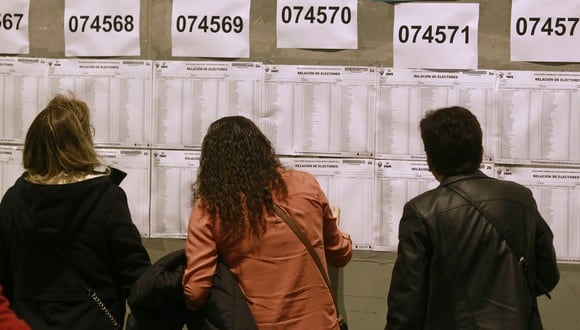 Multas por no ir a votar van desde los 22 a los 88 soles sino eres miembro de mesa.  (Foto: EFE/ Víctor Lerena)